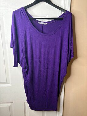 Lock & Love Purple XL Oversized Shirt